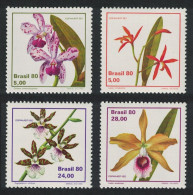 Brazil Orchids 4v 1980 MNH SG#1862-1865 MI#1785-1788 - Unused Stamps