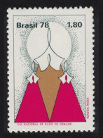Brazil Thanksgiving Day 1978 MNH SG#1749 - Unused Stamps
