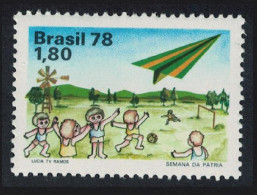 Brazil National Week 1978 MNH SG#1724 - Unused Stamps