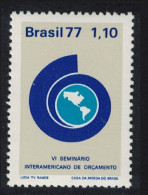 Brazil 6th InterAmerican Budget Seminar 1977 MNH SG#1650 - Ungebraucht
