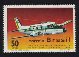Brazil Brazilian Aeronautical Industry Expansion Year 1969 MNH SG#1276 - Unused Stamps