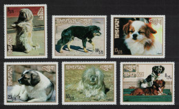 Bhutan Dogs 6v 1972 MNH SG#270-275 MI#530-535 - Bhutan