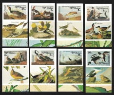 Bhutan Duck Ptarmigan Plover Grouse Swan Birds 8v Imperf Label 1985 MNH SG#624-631 MI#937B-944B - Bhutan
