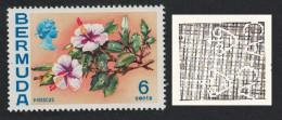 Bermuda Hibiscus Watermark Ww14 Sideways 1976 MNH SG#341 - Bermuda