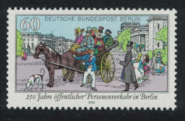 Berlin 250th Anniversary Of Public Transport In Berlin 1990 MNH SG#B837 - Unused Stamps