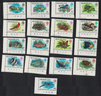 Bermuda Tropic Birds Cahow Turtle Fish Wildlife 17v Corners 1978 MNH SG#387-403 - Bermuda