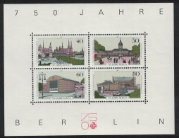 Berlin 750th Anniversary Of Berlin Buildings MS 1987 MNH SG#MSB761 MI#Block 8 - Ongebruikt