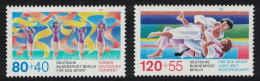 Berlin Gymnastics Judo Sport Promotion Fund 2v 1987 MNH SG#B763-B764 - Unused Stamps