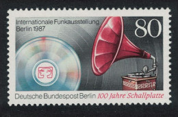Berlin Gramophone Record 1987 MNH SG#B772 - Neufs
