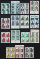 Berlin Tourist Sights 15v Blocks Of 4 1987 MNH SG#B777-B791 - Unused Stamps