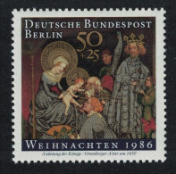 Berlin 'Adoration Of The Three Kings' Altarpiece Christmas 1986 MNH SG#B731 - Unused Stamps