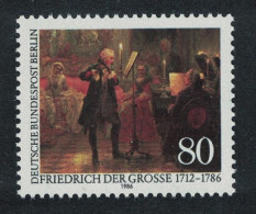 Berlin 'The Flute Concert' Painting By Menzel Frederick The Great 1986 MNH SG#B726 - Neufs