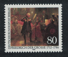 Berlin 'The Flute Concert' Painting By Menzel Frederick The Great 1986 MNH SG#B726 - Ongebruikt