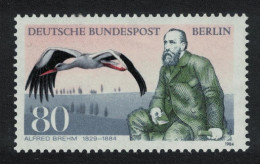 Berlin Stork Bird Death Centenary Of Brehm Zoologist 1984 MNH SG#B684 - Neufs