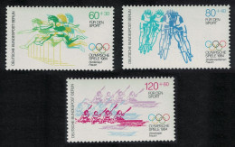 Berlin Rowing Cycling Hurdling Summer Olympic Games 3v 1984 MNH SG#B678-B680 - Unused Stamps