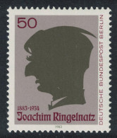 Berlin Birth Centenary Of Joachim Ringelnatz Poet And Painter 1983 MNH SG#B663 - Neufs