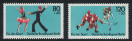Berlin Figure Skating Hockey Sport Promotion Fund 2v 1983 MNH SG#B660-B661 - Neufs