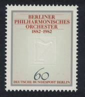 Berlin Music Harp Centenary Of Berlin Philharmonic Orchestra 1982 MNH SG#B638 - Unused Stamps