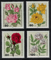 Berlin Roses 4v 1982 MNH SG#B642-B645 - Unused Stamps