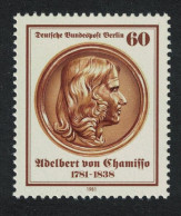Berlin Birth Adelbert Von Chamisso Poet And Naturalist 1981 MNH SG#B610 - Unused Stamps