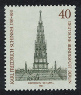 Berlin Birth Karl Friedrich Schinkel Architect 1981 MNH SG#B612 - Unused Stamps