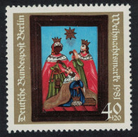 Berlin Glass Painting Christmas 1981 MNH SG#B626 - Unused Stamps