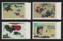China Outlaws Of The Marsh 1st Series Margins 1987 MNH SG#3530-3533 MI#2153-2156 Sc#2126-2129 - Unused Stamps