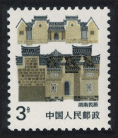 China Hunan Traditional Folk House 3f 1986 MNH SG#3438 - Unused Stamps