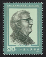 China Anna Louise Strong American Journalist 1985 MNH SG#3393 MI#2016 Sc#1990 - Unused Stamps