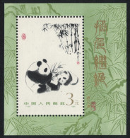 China WWF Giant Panda MS 1985 MNH SG#MS3390 MI#Block 35 Sc#1987 - Neufs