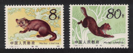 China The Sable 2v 1982 MNH SG#3185-3186 - Unused Stamps