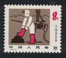 China Mining Safety National Safety Month 1981 MNH SG#3073 - Unused Stamps