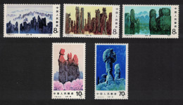 China Stone Forest 5v 1981 MNH SG#3125-3129 - Ungebraucht