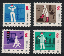 China National Safety Month 4v 1981 MNH SG#3072-3075 - Unused Stamps