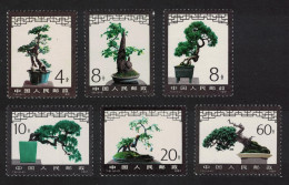 China Bonsai Dwarf Trees Miniature Landscape 6v 1981 MNH SG#3050-3055 - Ongebruikt