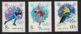 China Figure Skating Slalom Winter Olympic Games 3v 1980 MNH SG#2965-2967 MI#15910-1593 Sc#1583-1585 - Ongebruikt