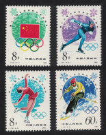 China Winter Olympic Games 4v 1980 MNH SG#2964-2967 MI#1590-1593 Sc#1582-1585 - Ongebruikt