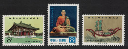 China Return Of High Monk Statue 3v 1980 MNH SG#2981-2983 Sc#1599-1601 - Ongebruikt