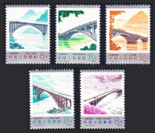 China Highway Bridges 5v 1978 MNH SG#2829-2833 Sc#1447-1451 - Ungebraucht