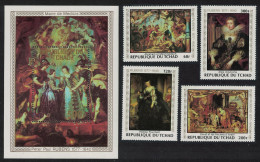 Chad Paintings By Peter Paul Rubens Artist 4v+MS 1978 MNH SG#541-MS545 - Tchad (1960-...)