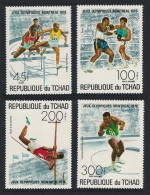 Chad Boxing Hurdles Olympic Games Montreal 4v 1976 MNH SG#448-451 - Tschad (1960-...)