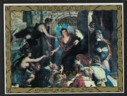 Chad 'Apotheosis Of Henry IV' Painting By Rubens MS 1972 MNH MI#Block 45 - Tchad (1960-...)