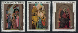 Chad Paintings Christmas 3v 1970 MNH SG#317-319 - Tschad (1960-...)