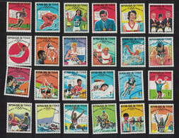 Chad Gold Medal Winners Mexico Olympics 24v COMPLETE 1969 MNH SG#243-266 MI#240-263 - Tchad (1960-...)
