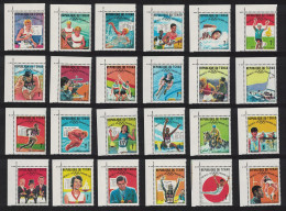 Chad Gold Medal Winners Mexico Olympics 24v Corners 1969 MNH SG#243-266 MI#240-263 - Ciad (1960-...)