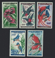 Chad Bishop Sunbird Kingfisher Flycatcher Birds 5v 1961 MNH SG#82-86 MI#82-86 - Chad (1960-...)