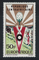 Central African Rep. Europafrique 1965 MNH SG#99 - Centrafricaine (République)