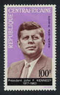Central African Rep. President Kennedy Memorial Issue 1964 MNH SG#63 - Centrafricaine (République)
