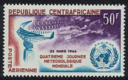 Central African Rep. World Meteorological Day 1964 MNH SG#56 - Central African Republic