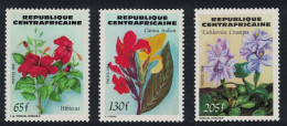 Central African Empire Flowers 3v 1984 MNH SG#1045-1047 MI#1059-1061 - Centrafricaine (République)